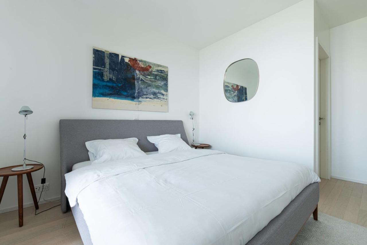 Les Terrasses De Lavaux 1 - Appartement De Luxe Avec Vue Panoramique Et Piscine Puidoux Exterior foto